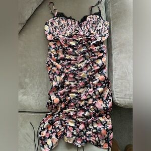 For Love & Lemons floral ruched baby doll - Size Large